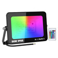 RGB LED Floodlight 50W Willpower – 5000LM, 16 Colors, 4 Modes, Remote Control