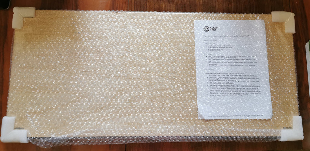 GLAMPTRAY Wiszący stół kempingowy 80x35 cm | Drewno brzozowe | Kamper