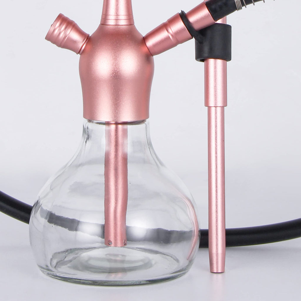 Premium Portable Hookah with Case – Silicone and Stainless Steel