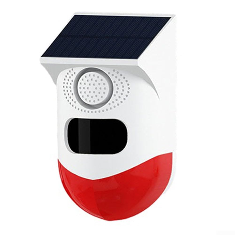 Wireless Solar Siren with Motion Sensor 120dB – Tuya Smart Life WiFi