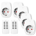 HBN 5X Wireless Sockets with 2 Remote Controls 16A 3680W – White