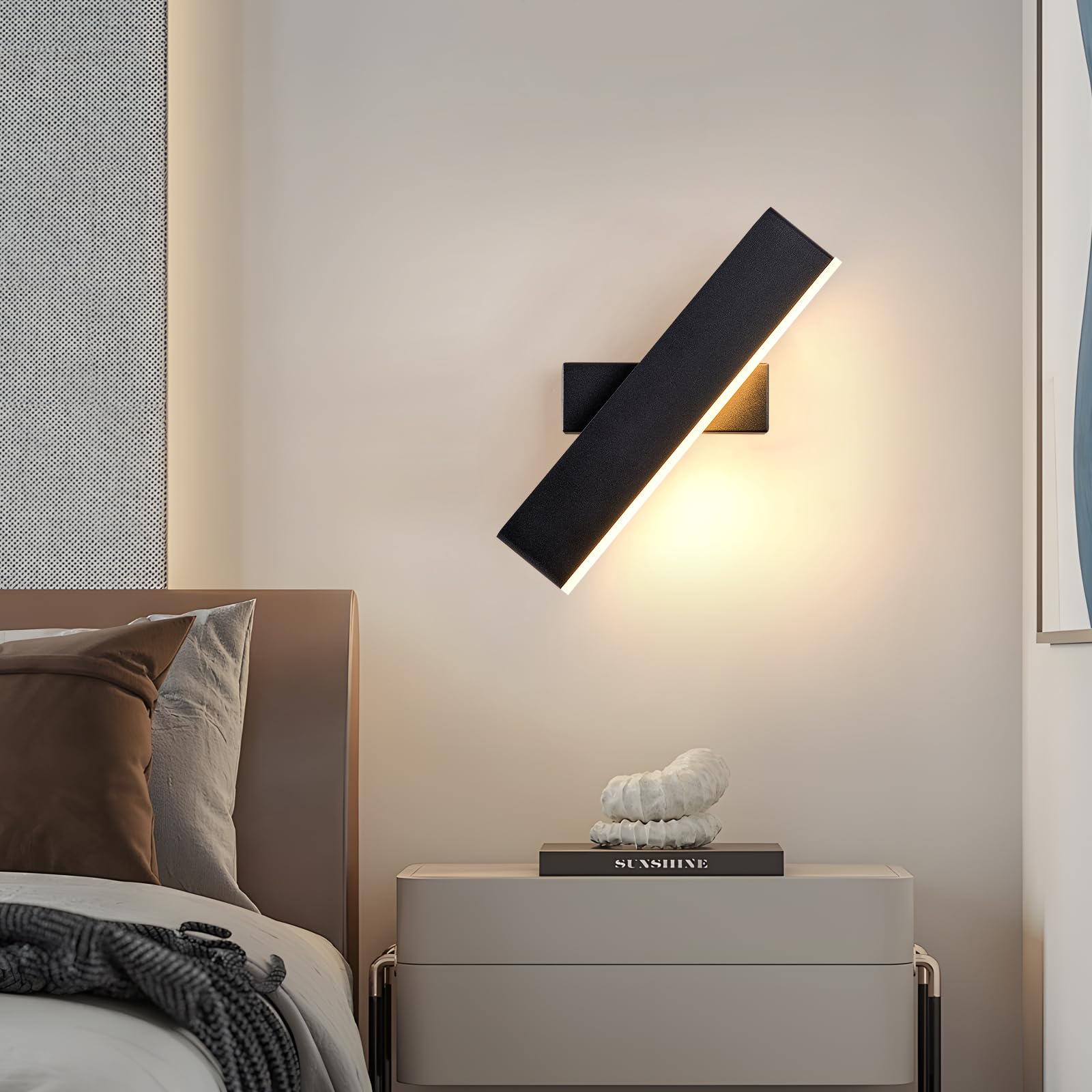 Pheashine LED Wall Sconce 360° Rotatable