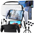 Accessory Kit for PlayStation Portal – Case, Headphones, Screen Protector, and More – White