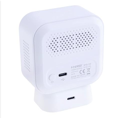 SFD-02 Monitor Jakości Powietrza, Detektor formaldehydu 4 w 1 z Ekranem Dotykowym – Detektor HCHO, TVOC, Temperatury i Wilgotności