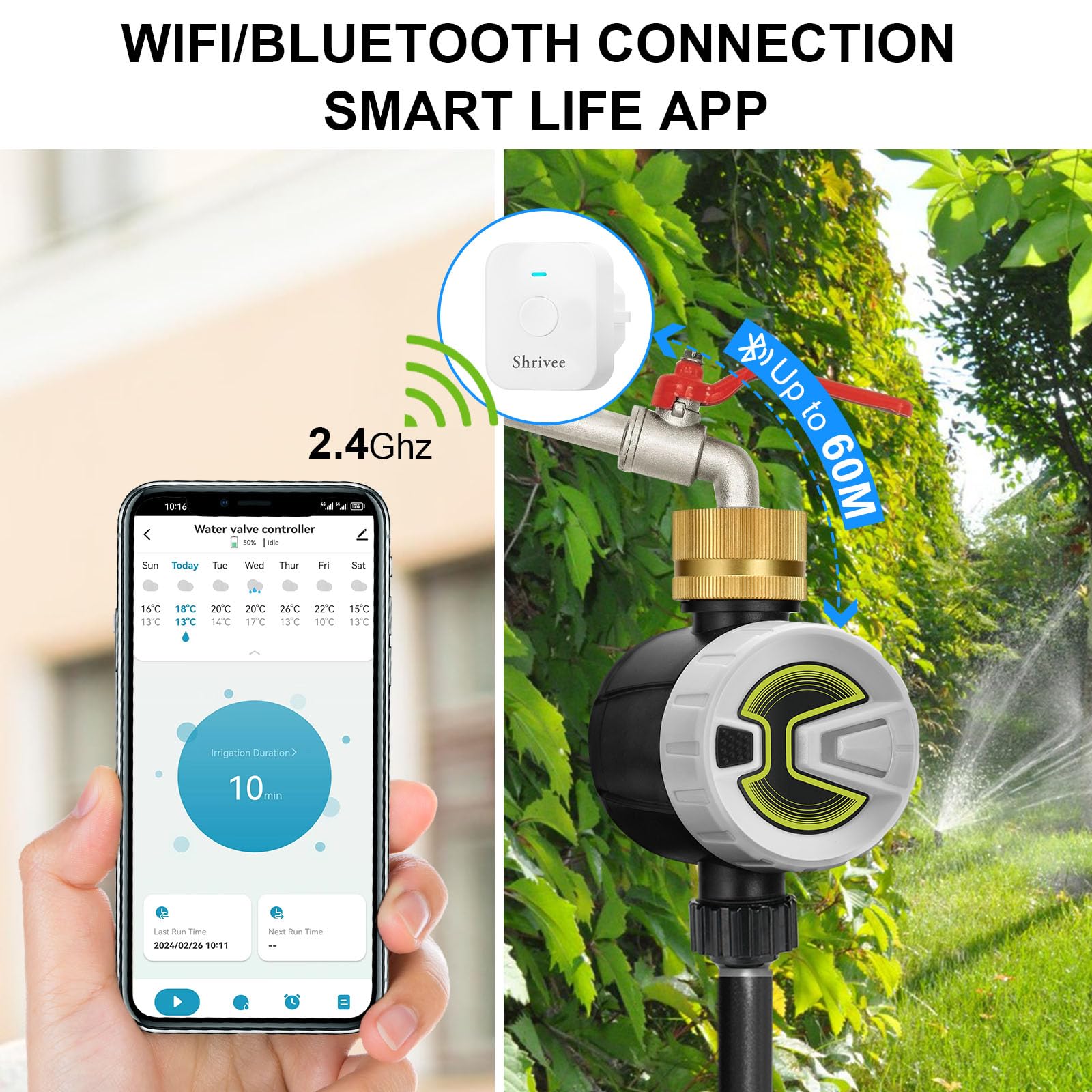 WiFi Automatic Irrigation Timer System – Brass