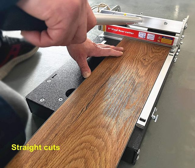 LVP-230 vinyl guillotine, cutting width 227mm for LVP SPC VCT LVT PVC WPC – 227mm