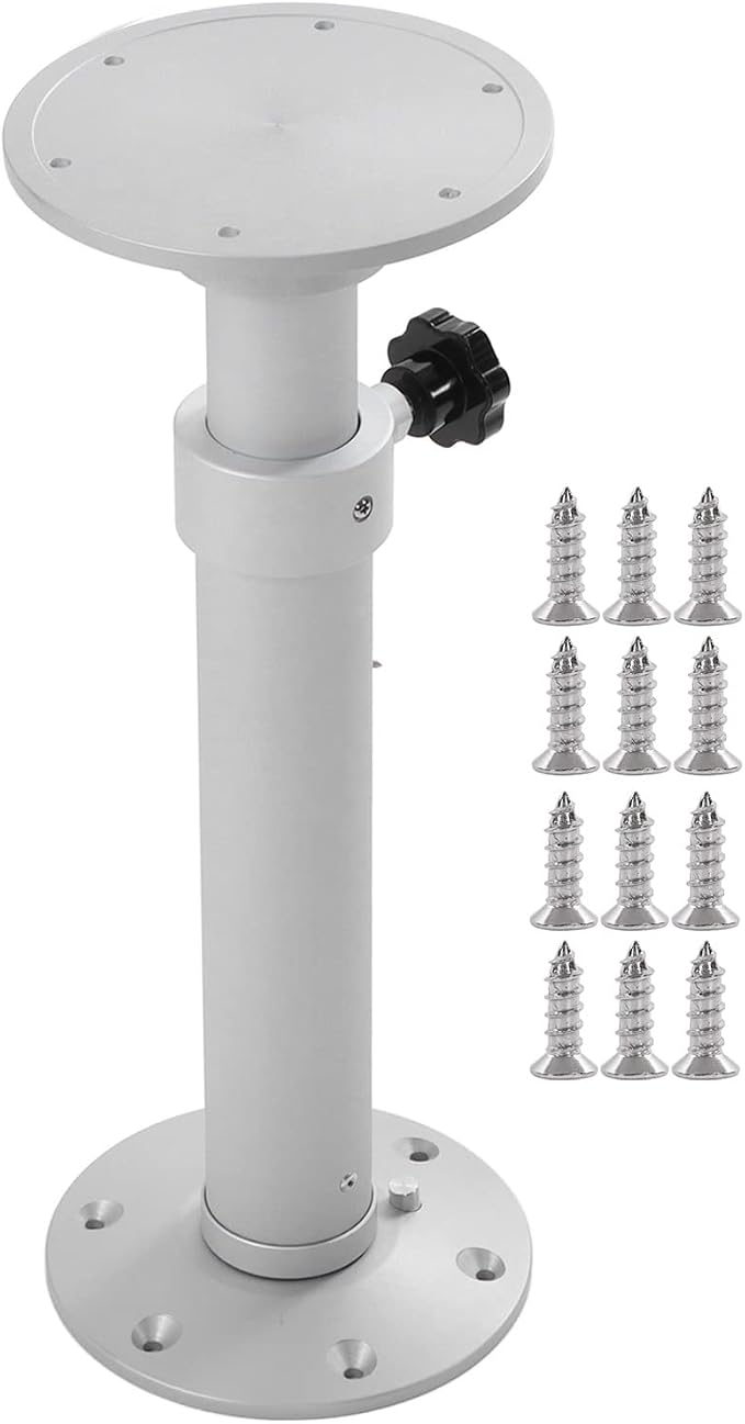 Noga do Stołu 460-685mm Regulowana Teleskopowa  – Aluminium | Łódź, Jacht, Kamper