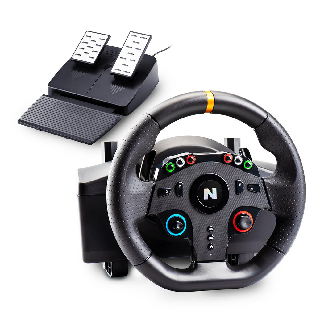 NITHO Drive Pro ONE V24 – Kierownica Wyścigowa z Pedałami | PC, PS4, Xbox One, Switch