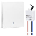 RF 433 MHz Wireless Switch with Wall Transmitter and Relay Receiver – 10A, 25m Range