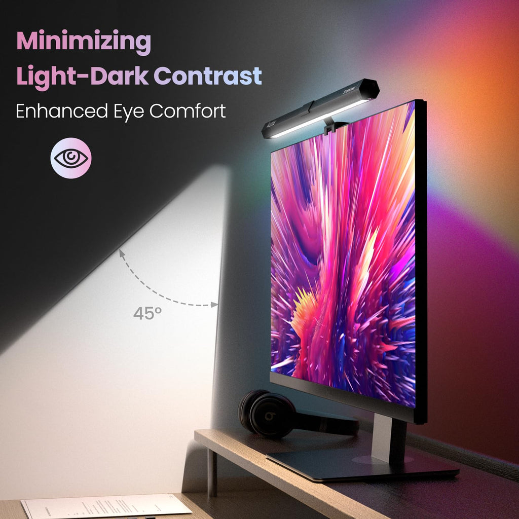 Quntis RGB Monitor Light Bar with Touch Control Anti-Blue Light 40 cm - USB