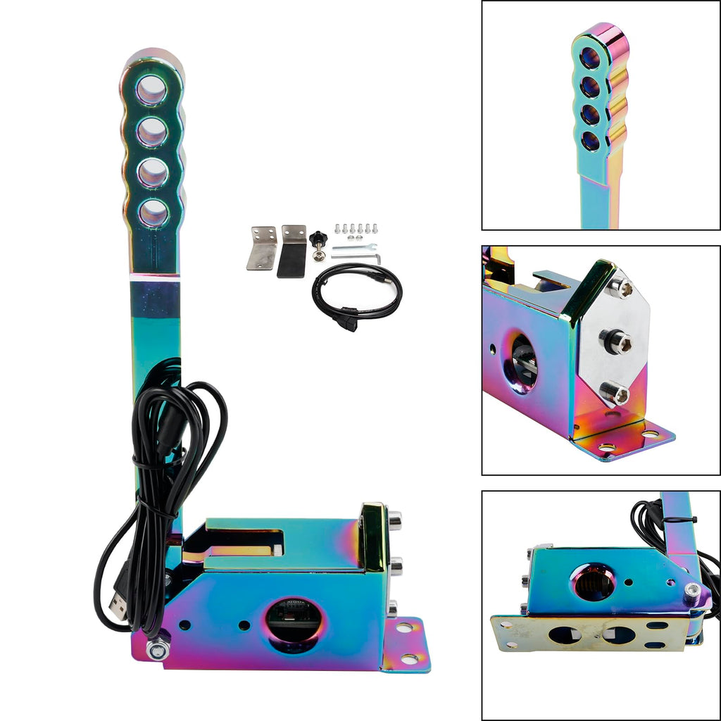 Hamulce ręczne USB do sim racing czujnik Hall kompatybilny z Logitech & Fanatec – Kolor