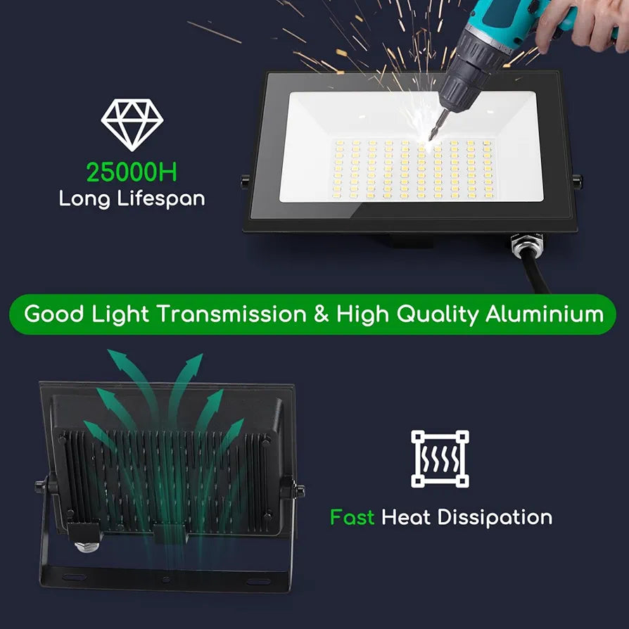 Lampa LED Aluminiowa IP65 – Regulowana, Wodoodporna