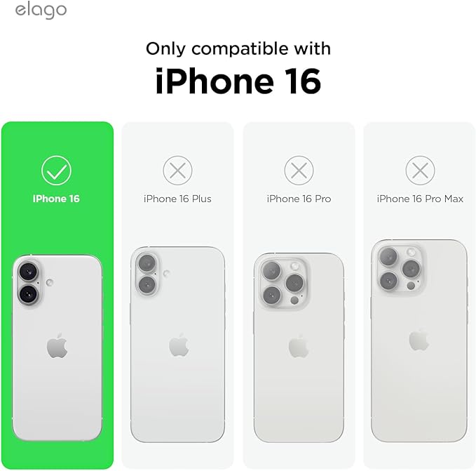 Elago Hybrid Clear Etui do iPhone 16 Pro 6,3" – PC + TPU, Ochrona Aparatu, Transparentne