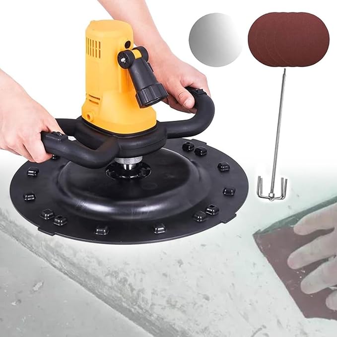 2-w-1 Elektryczny Mieszalnik Betonu Maszyna do Wygładzania Ścian – 1680W 380mm
