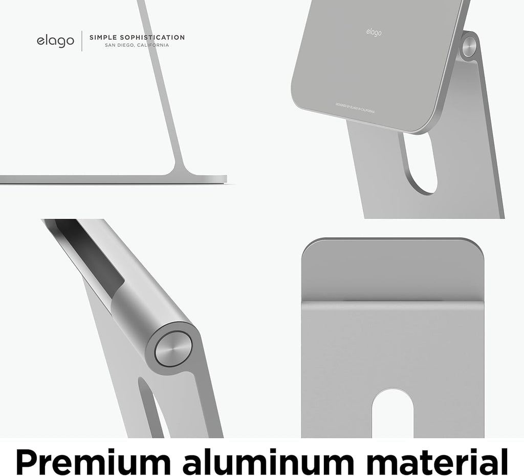 Elago Aluminiowa Podstawka Magnetyczna do iPada – Regulowany Kąt, Zarządzanie Kablami