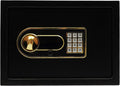 Secure Fireproof Safe 25L Waterproof Wallet Removable Shelf - Black