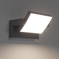 24W Outdoor Wall Light with Motion Sensor, Waterproof IP65 LED Lamp for Entrance and Terrace – Black
