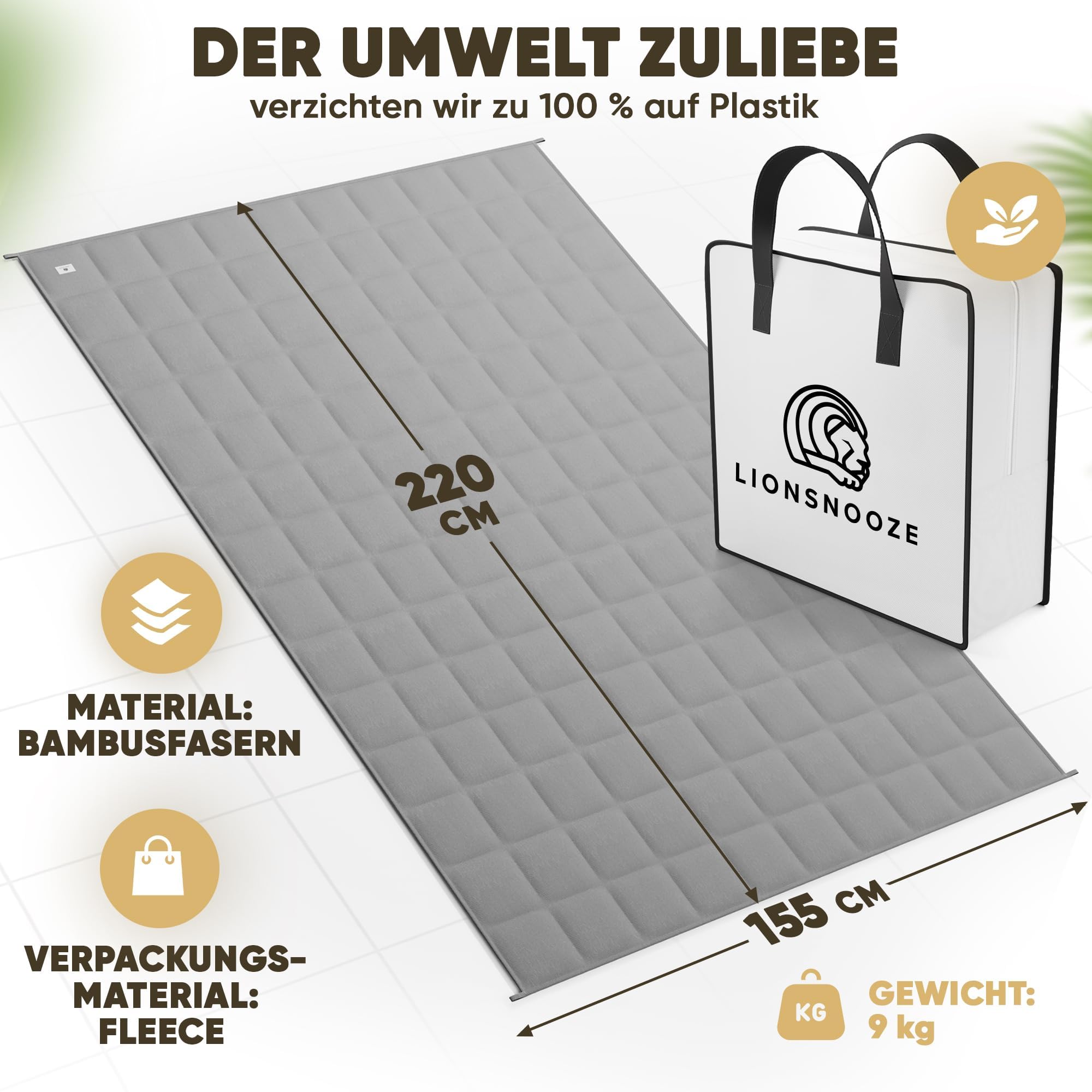 Lionsnooze Weighted Blanket 7kg