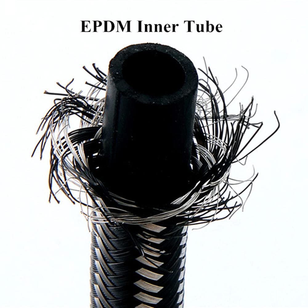 Stainless Steel Braided Hose 5M - Flexible for Taps