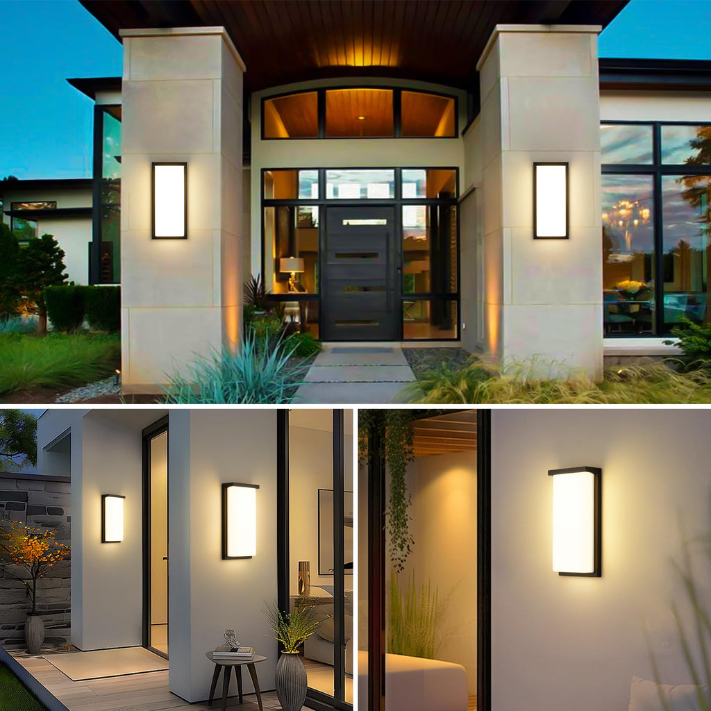 32W LED Wall Lamp IP65 – Aluminum, Warm White 3000K, Outdoor/Indoor