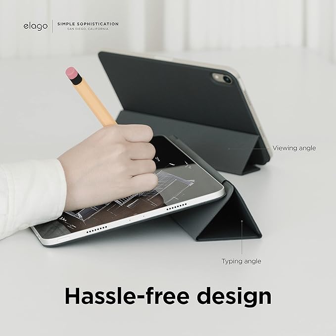 Elago Magnetic Folio Etui do iPad 10 gen. 10,9" / iPad 11 A16 – Skóra Ekologiczna, Wake-Up, Podstawka