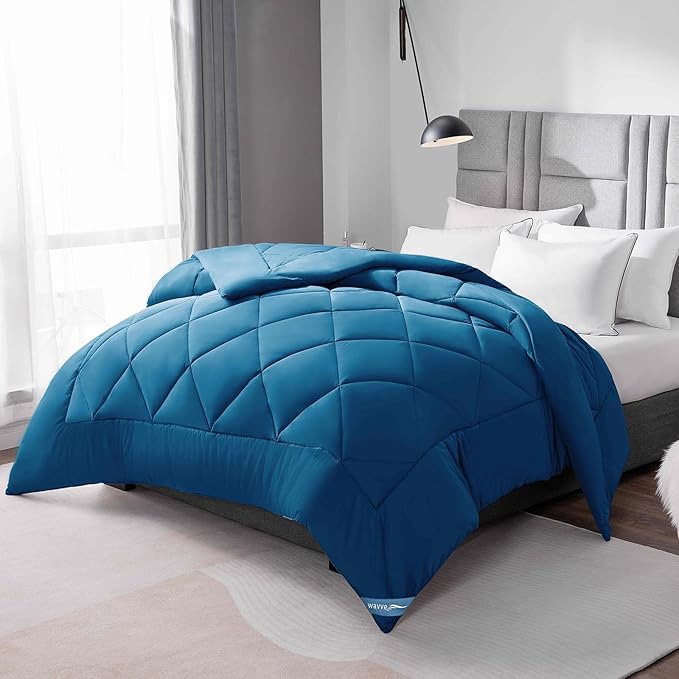WAVVE All-Season Duvet 240×260 cm – 300 g/m² microfiber, box stitching, 4 seasons