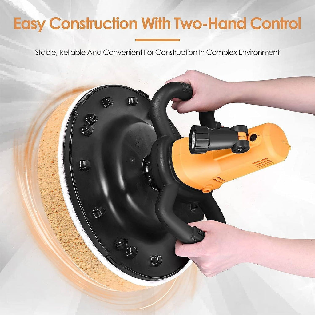 2-in-1 Electric Concrete Mixer Wall Smoothing Machine – 1680W 380mm