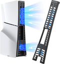 Wentylator chłodzący KIWIHOME do PS5 Slim – 4 wentylatory, USB 3.0, LED