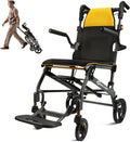 Foldable Wheelchair Lightweight 8.8 kg Aluminium Up to 100 kg Compact