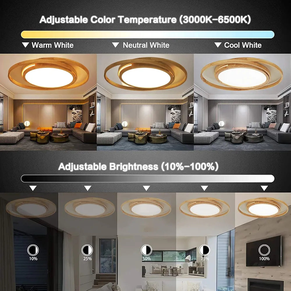 GHiycotdl Wooden ceiling lamp