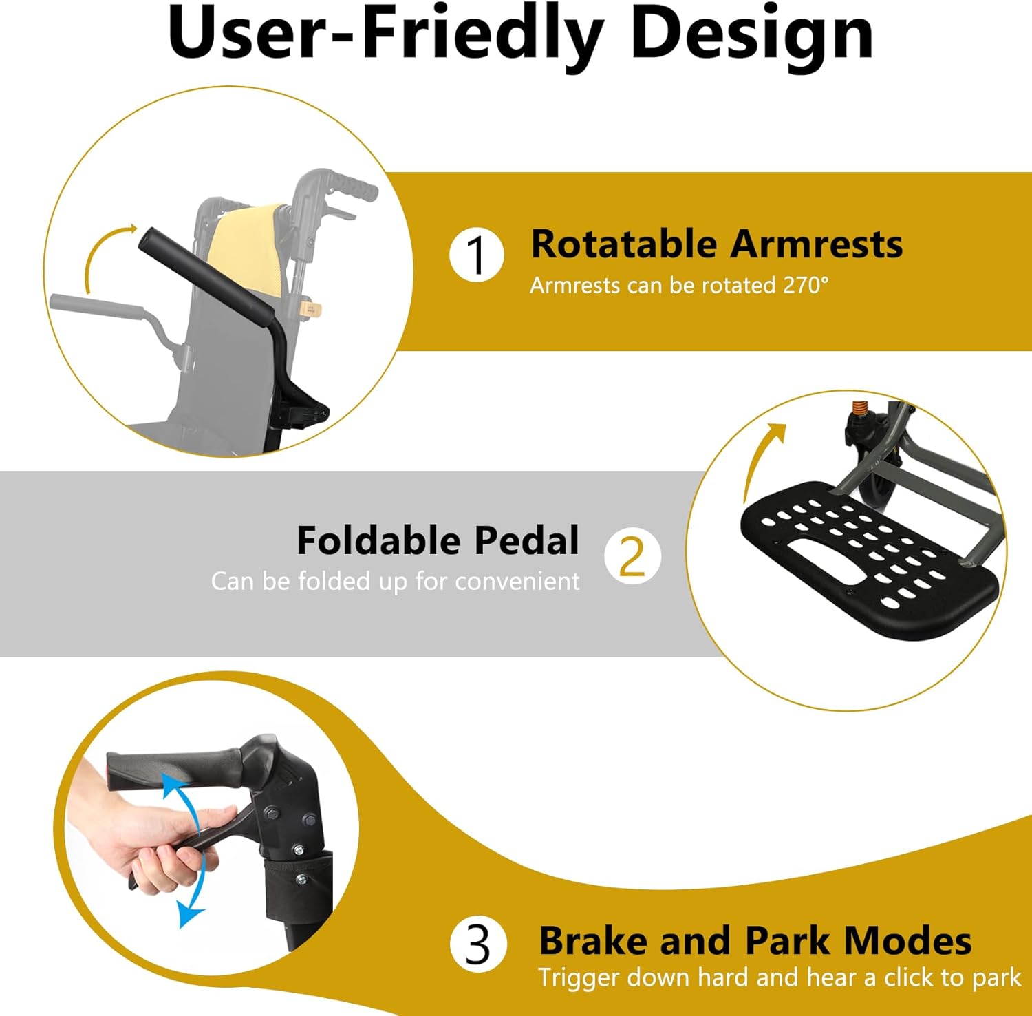 Foldable Wheelchair Lightweight 8.8 kg Aluminium Up to 100 kg Compact