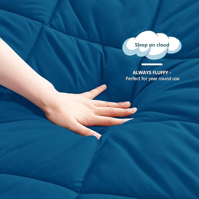 WAVVE All-Season Duvet 240×260 cm – 300 g/m² microfiber, box stitching, 4 seasons