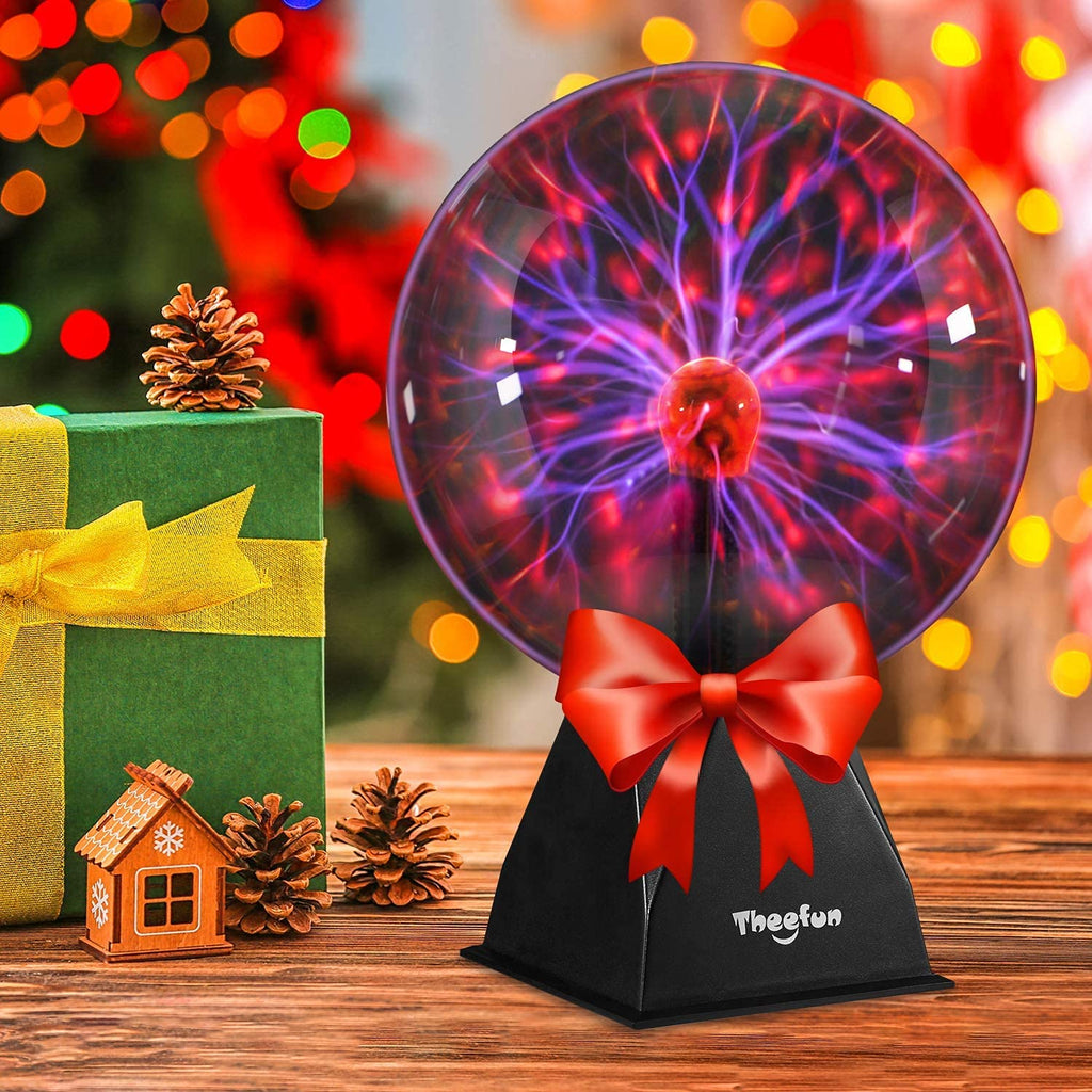 8-inch Touch and Sound Activated Plasma Ball Decorative Plasma Lamp
