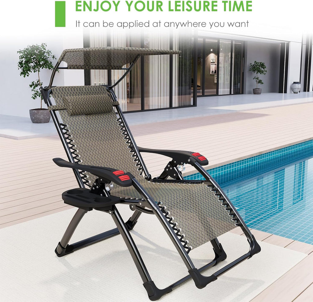Zero Gravity Chair with Sunshade