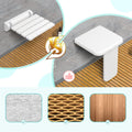 HEUFFE Foldable Shower Seat - wall-mounted, 200 kg load capacity