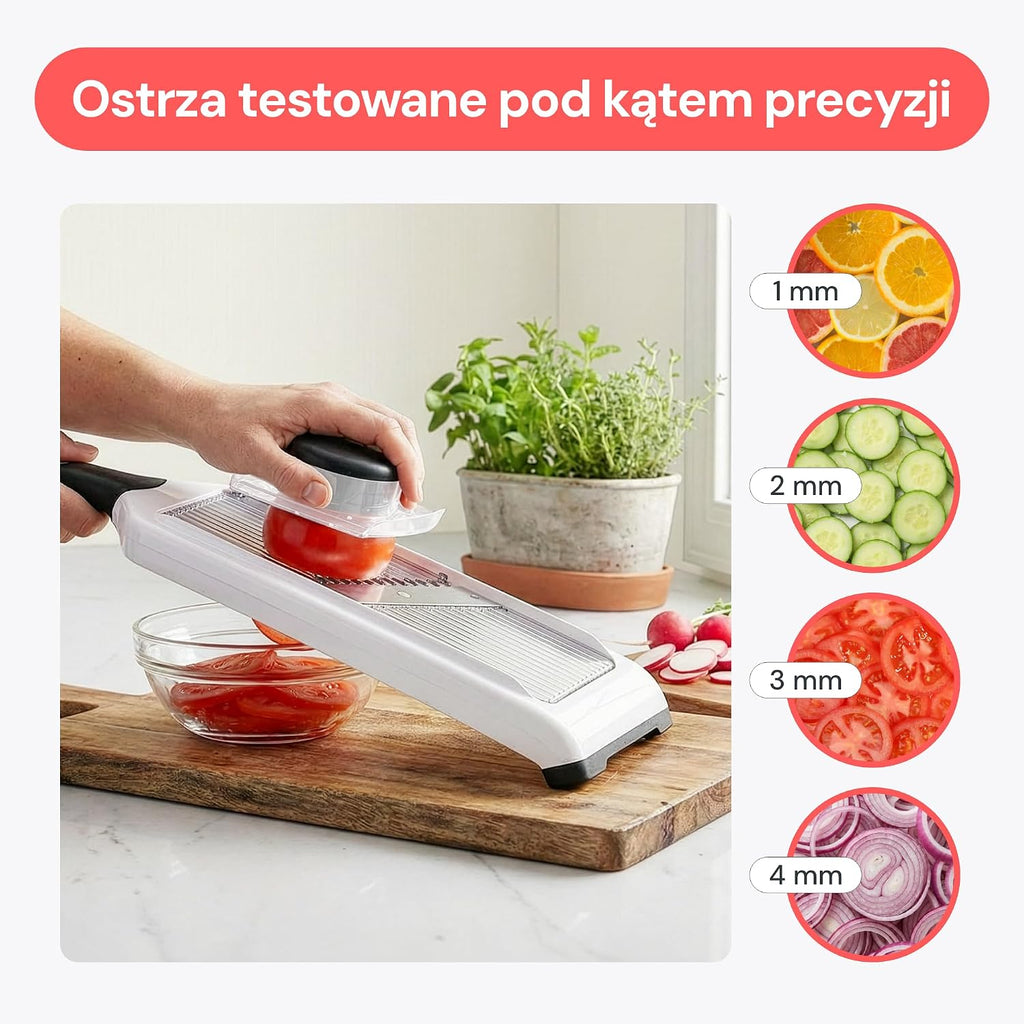 Fullstar 2w1 Mandolina i Julienne do Warzyw – 4 Regulowane Grubości