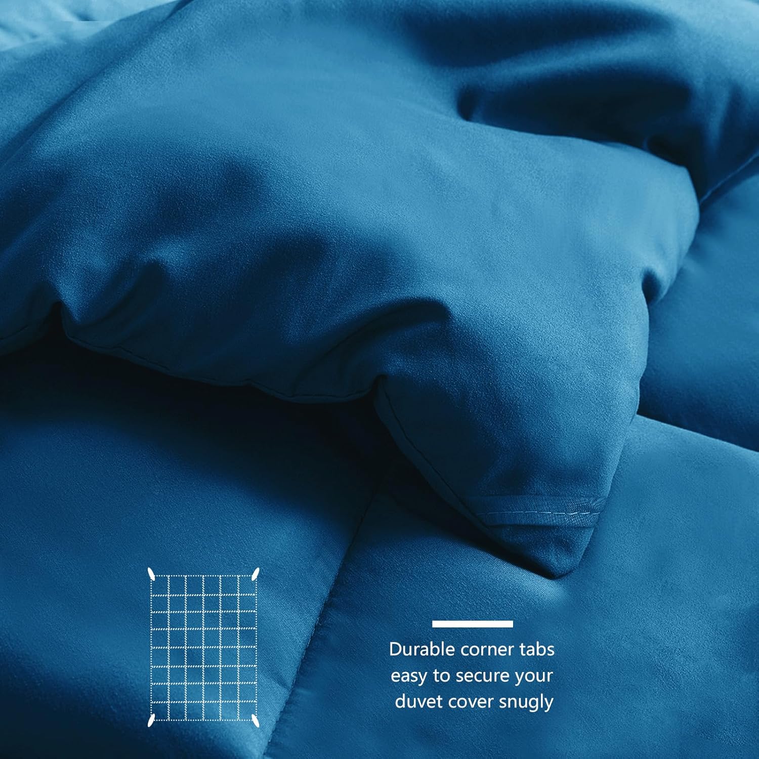 WAVVE All-Season Duvet 240×260 cm – 300 g/m² microfiber, box stitching, 4 seasons