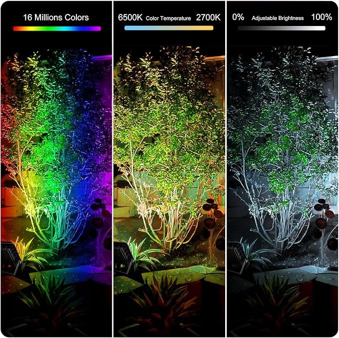 Reflektor LED RGB 50W – Inteligentne Oświetlenie RGBCW