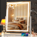 Lustro Toaletkowe z Podświetleniem LED 17"×22" – 6000 lm, 10x Zoom