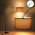 Telescopic arc floor lamp – 165–180 cm, 330° rotation, E27, foot switch