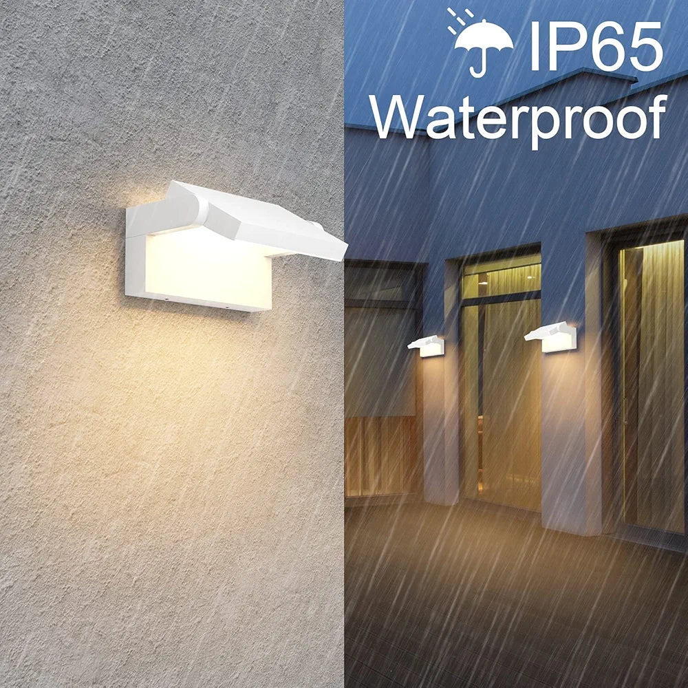 Klighten 24W Outdoor Wall Light Motion Sensor IP65 – White 4000K