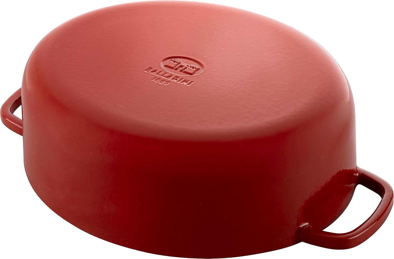 Ballarini Bellamonte 9.5 l Cast Iron Cocotte – Oval, Red, Ø37 cm