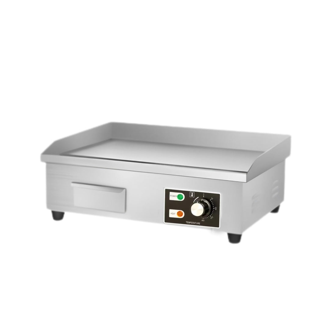 Electric Grill Plate Professional – 55x35cm, 3000W, Stainless Steel, For Catering and Home Use