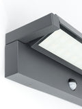 36W LED Outdoor Wall Lamp IP65 Waterproof with 350° Rotatable Panel – Dark Grey