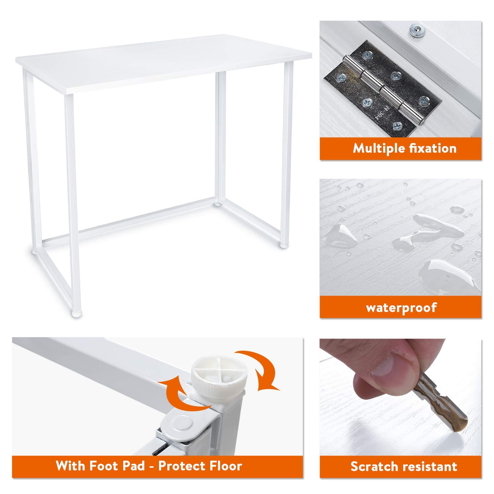 Leader Accessories Folding Computer Desk