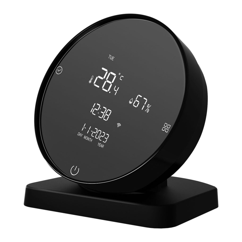Digital Indoor Hygrometer – LCD Display Universal Monitor – Black