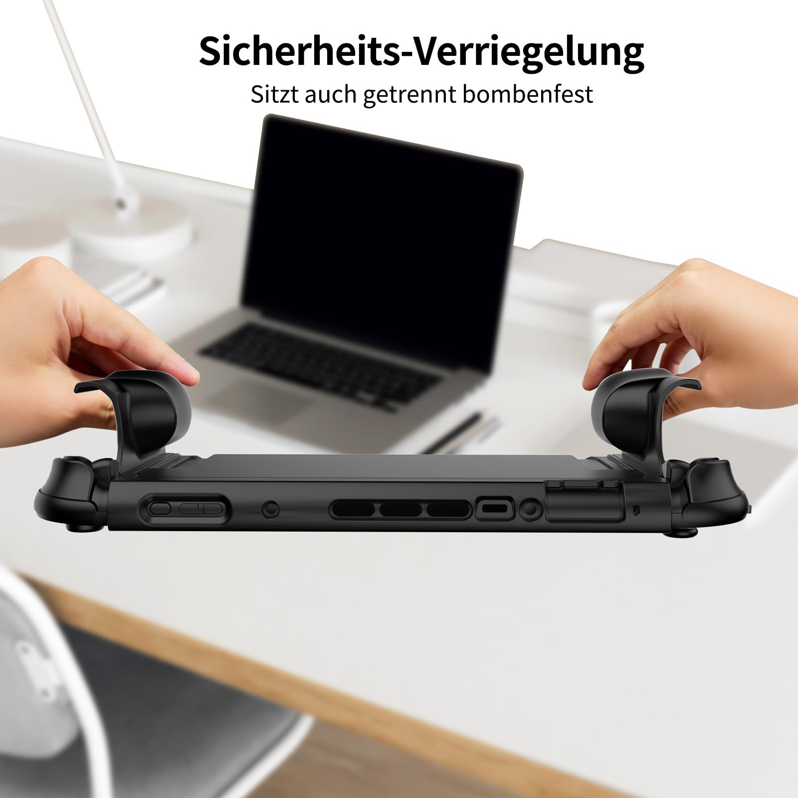 Reddening Case for Nintendo Switch 2 - Ergonomic Grip, Shock Protection - Black