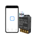 Moduł przekaźnika inteligentnego przełącznika WiFi 30A, sterowanie głosowe i timer zgodny z Alexą/Google Home