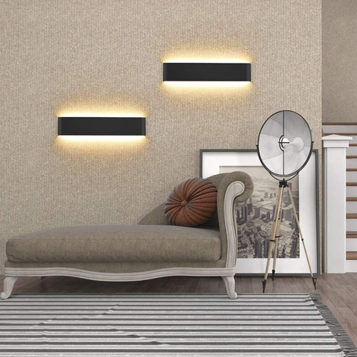 41 cm LED Wall Lamp 14W Up/Down Decorative Stair Lighting – Black
