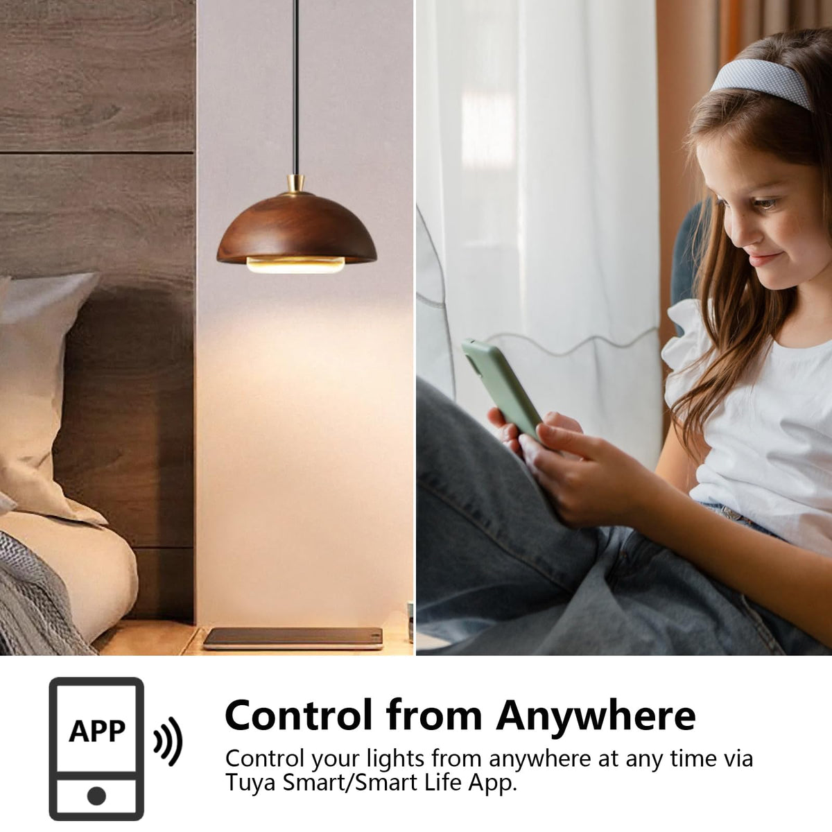 KETOTEK Wi-Fi dotykowy przełącznik 2-kanałowy kompatybilny z Alexą – Czarny